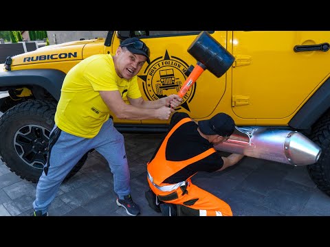Видео: Exhaust is a BEAST.Выхлоп - ЗВЕРЬ...Намутил из того, что БЫЛО в гараже!!!