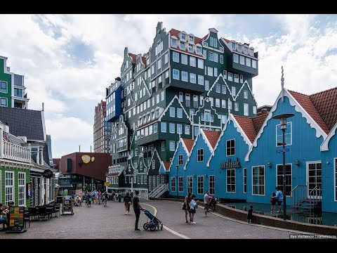 Видео: Зандам ( Голландия )  - По следам русской истории. Город из мультфильма .