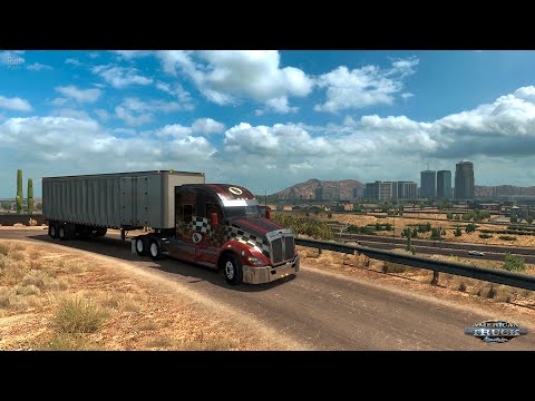 Видео: Путь с нуля - изучаю города и штаты Америки! | American Truck Simulator