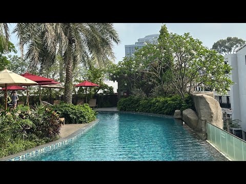 Видео: Завтрак, бассейны, море отель Mercure Pattaya Ocean Resort Паттайя Тайланд