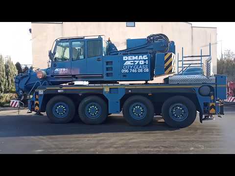 Видео: Автокран Demag AC 70 City 80045 до 70 т - аренда автокрана в киеве