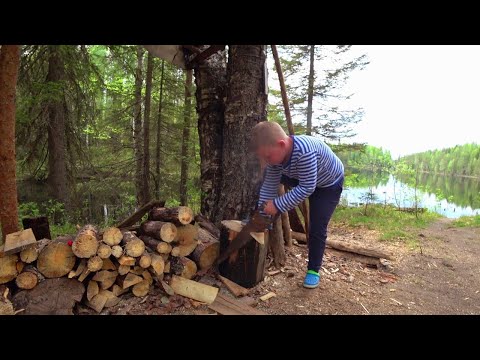 Видео: ЭТО ли НЕ СЧАСТЬЕ!!! УЕХАЛИ в ЛЕС НА НЕДЕЛЮ. НА КОРДОН с СЕМЬЁЙ. Часть пятая.