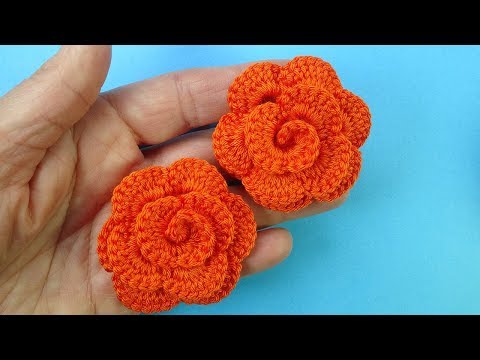 Видео: Аленький цветочек крючком How to crochet flower - pattern