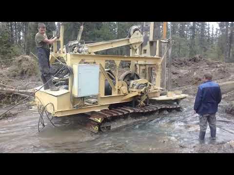 Видео: А/С Витим.Станок бу-20-2уш.Переезжаем в брод 2017г