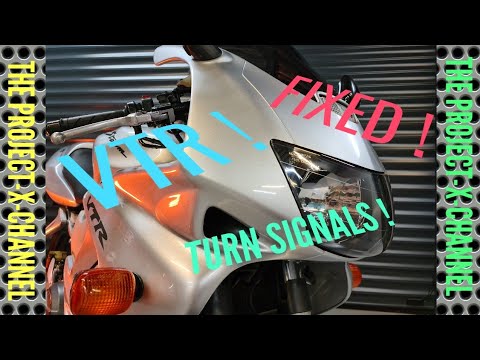 Видео: Устранена неисправность индикатора HONDA VTR FIRESTORM SUPERHAWK