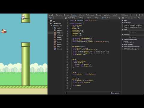 Видео: Flappy Bird на JavaScript – Разработка игры