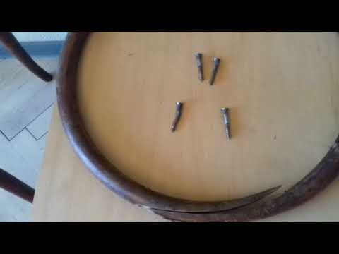 Видео: Стул Тонет реставрация.