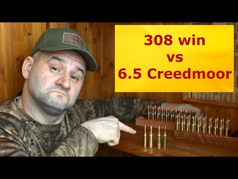 Видео: 6,5 Creedmoor  VS  308 Win. Что выбрать? все "ЗА" и "ПРОТИВ"...