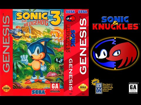 Видео: Sonic and Knuckles & Sonic 3 (Sega Genesis) - Собираем все изумруды.
