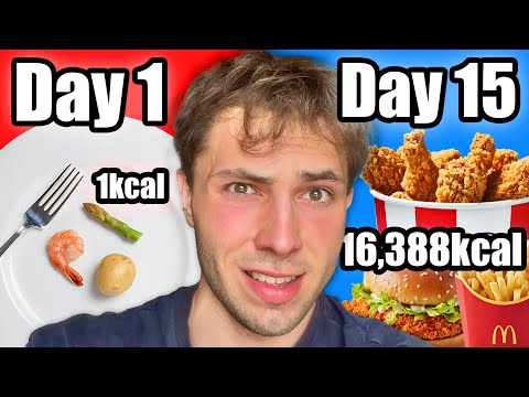 Видео: Я УДВАИВАЛА количество калорий каждый день! (Начиная с 1 калории)