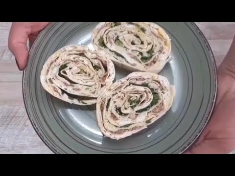 Видео: РУЛЕТ З ТУНЦЕМ В ЛАВАШІ  /  TUNA ROLL IN LAVASH