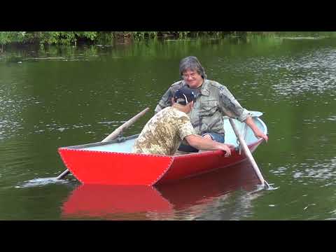 Видео: лодка-картоп "Родинка"  из алюкобонда