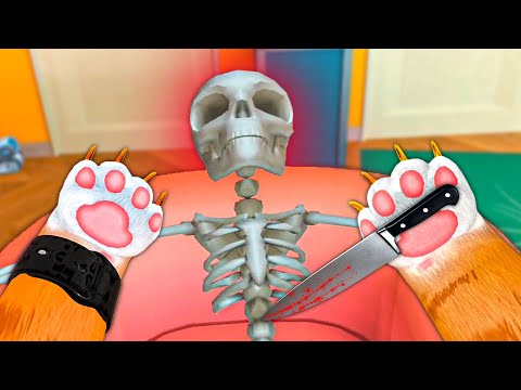 Видео: КОТ VR УБИЛ БАБУЛЮ И ЗАБРАЛ КВАРТИРУ СЕБЕ 🐈 в I Am Cat VR