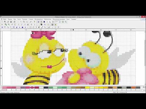 Видео: Инструкция Pattern Maker из картинки в схему вышивки