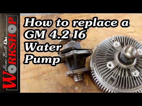 Видео: Замена водяного насоса Chevy Trailblazer | Замена водяного насоса 4,2-литрового рядного 6-цилиндр...