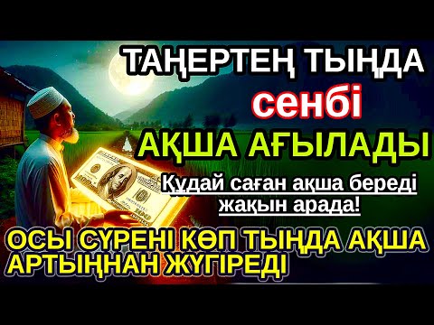 Видео: Тыңда Өте күшті дұға сенбі, Алла бір күнде ойламаған ақша байлық жібереді, ризығың көбейеді