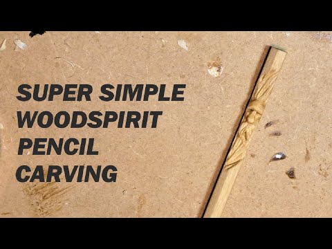 Видео: Суперпростое руководство по резьбе по дереву с помощью карандаша