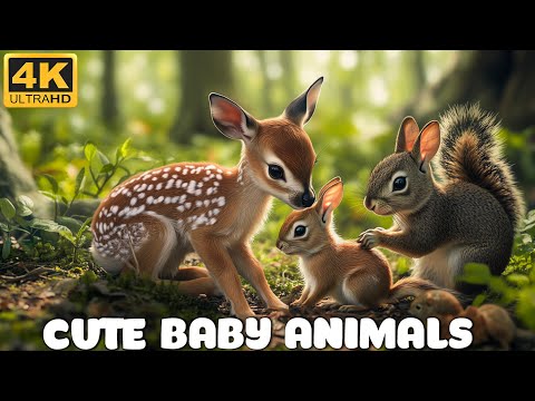Видео: Милые малыши дикой природы 🐾 | Тайны дикой природы Релакс музыка Дикая природа 4K (UHD)