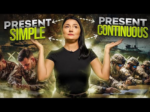 Видео: Present Simple or Present Continuous? Урок 87