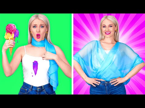 Видео: ОТПАДНЫЕ ЛАЙФХАКИ С ОДЕЖДОЙ || ПРОСТЫЕ И ВЕСЕЛЫЕ КРАФТЫ ОТ 123 GO!