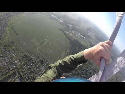 Видео: Мой первый прыжок с парашютом 18.05.2014