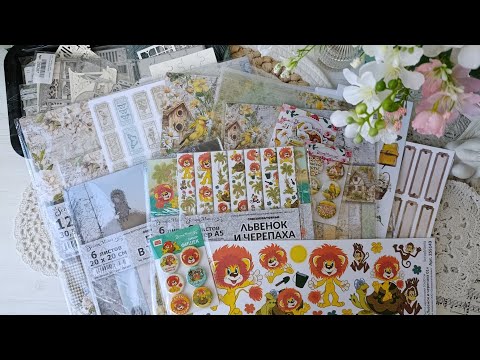 Видео: Обзор диз посылки ТМ ScrapMania, май 2025 года и два заказа из магазина СкрапМания