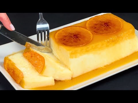 Видео: Только молоко и апельсин! Лучший французский десерт за 5 минут! без выпечки! деликатес