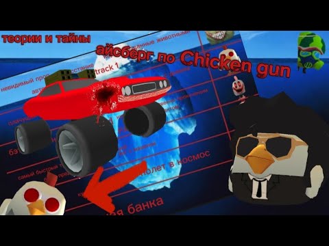 Видео: Айсберг по Chicken gun. Теории и тайны. Что он скрывает???