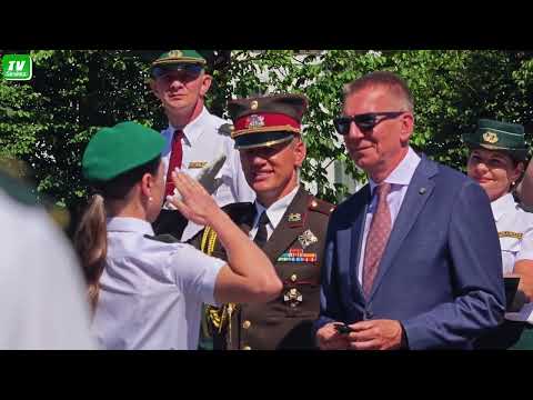 Видео: Выпускной в колледже погранохраны 2025. Резекне