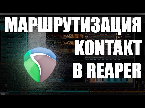 Видео: МАРШРУТИЗАЦИЯ KONTAKT В REAPER
