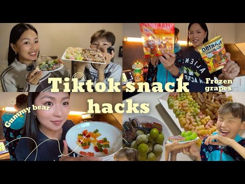 Видео: Vlog #03 | Viral TIKTOK snack HACKS 🍇🍡🧸 | ХҮСЭН ХҮЛЭЭСЭН АМТТАНГУУДАА ХИЙЛЭЭ 🥹🤤😍