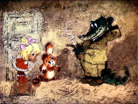 Видео: Диафильм (звуковой) "Крокодил Гена и его друзья"