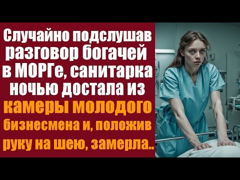 Видео: Санитарка, подслушав богачей в морге, ночью достала из камеры молодого бизнесмена — и он задышал.