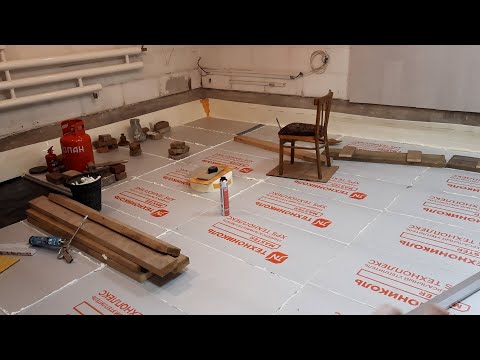 Видео: Утепление пола в гараже