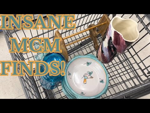 Видео: Купите у меня УДИВИТЕЛЬНЫЙ декор для дома от MCM! Нашли дизайнерские чаши Vietri, бокалы Empoli и...