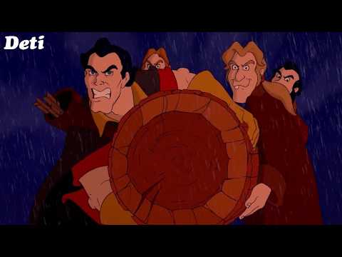 Видео: Гастон о чудовище - Песня из мультфильма про Бэль [Красавица и Чудовище]