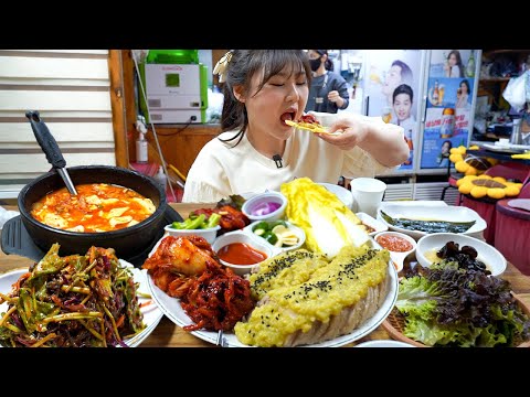 Видео: Ешьте Мукбанг 🧄Чесночный Боссам! Отварная свинина с обильным чесночным соусом и острым кимчи