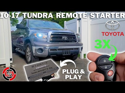 Видео: Toyota Tundra 2010-2017 с дистанционным запуском и установкой Plug-and-Play