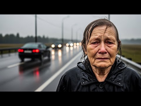 Видео: В день тайфуна сын и невестка высадили свекровь на шоссе. Но вскоре она вернулась...