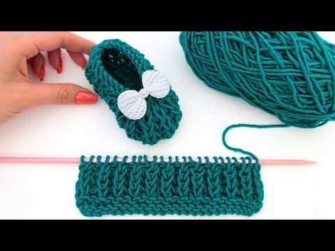 Видео: ЛЕГКО И БЫСТРО СДЕЛАТЬ ОБУВЬ ВЯЗАНИЕМ