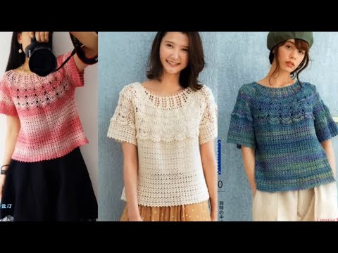 Видео: Вяжем Изысканно-нежную кофточку крючком с круглой кокеткой.Мастер класс.