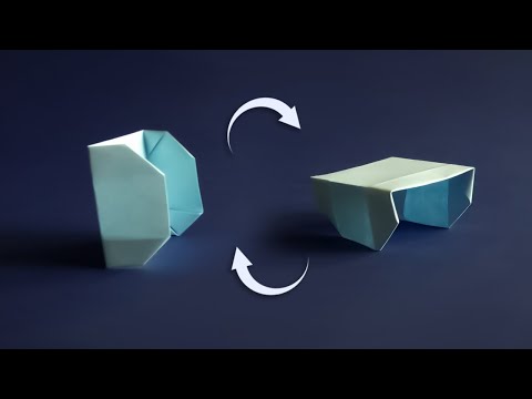 Видео: Очень простая оригами игрушка за 2 минуты! Антистресс из бумаги без клея • Moving Paper Toy Origami