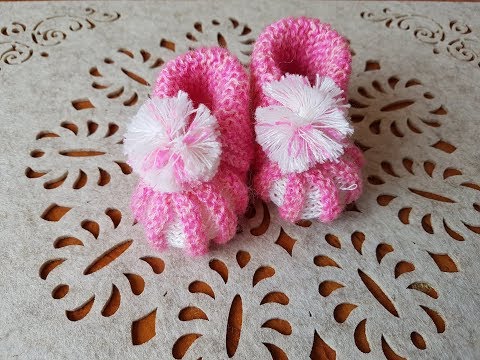 Видео: Пинетки спицами ЗЕФИРКИ. Это Очень Легко.