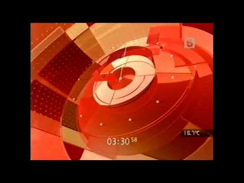 Видео: 5 канал Петербург - конец эфира (20.07.2008)