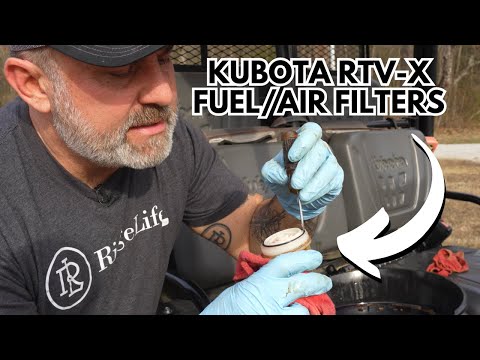 Видео: Kubota RTV-X1140 не заводится | Топливный фильтр | Воздушный фильтр | Серия RTVX