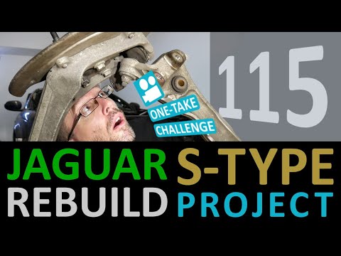 Видео: Реставрация Jaguar S-Type [115] Снятие шаровой опоры ЗАДАЧА