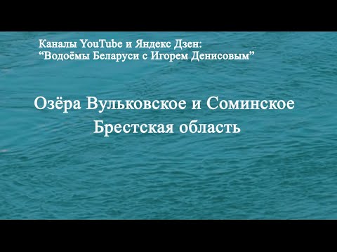 Видео: Вульковское и Соминское озёра. Брестская область