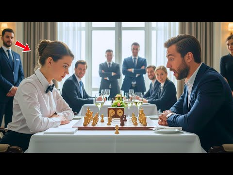Видео: Миллиардер пригласил официантку поиграть в шахматы ради развлечения, не зная, что она ГЕНИЙ!
