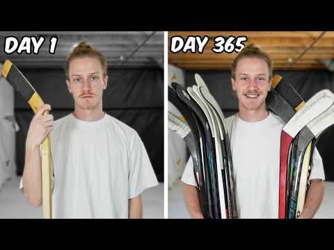 Видео: 20+ хоккейных клюшек за 1 год — моя БЕЗУМНАЯ коллекция клюшек!