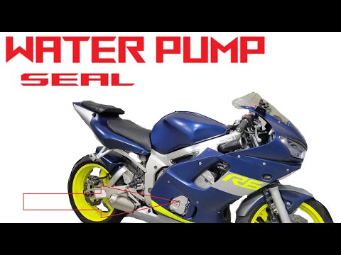 Видео: Устранение неполадок водяного насоса Yamaha YZF R6 Gen 1 99 02 Молочный цвет масла